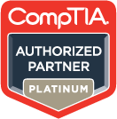 CompTIA authorized partner logo